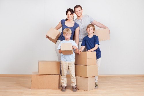 Clean and organized furniture storage facility in South Kensington
